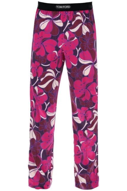 TOM FORD Pajama Pants In Floral Silk