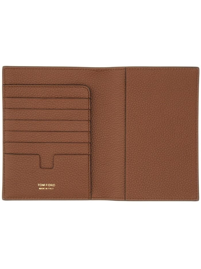 TOM FORD PASSPORT HOLDER WITH LOGO