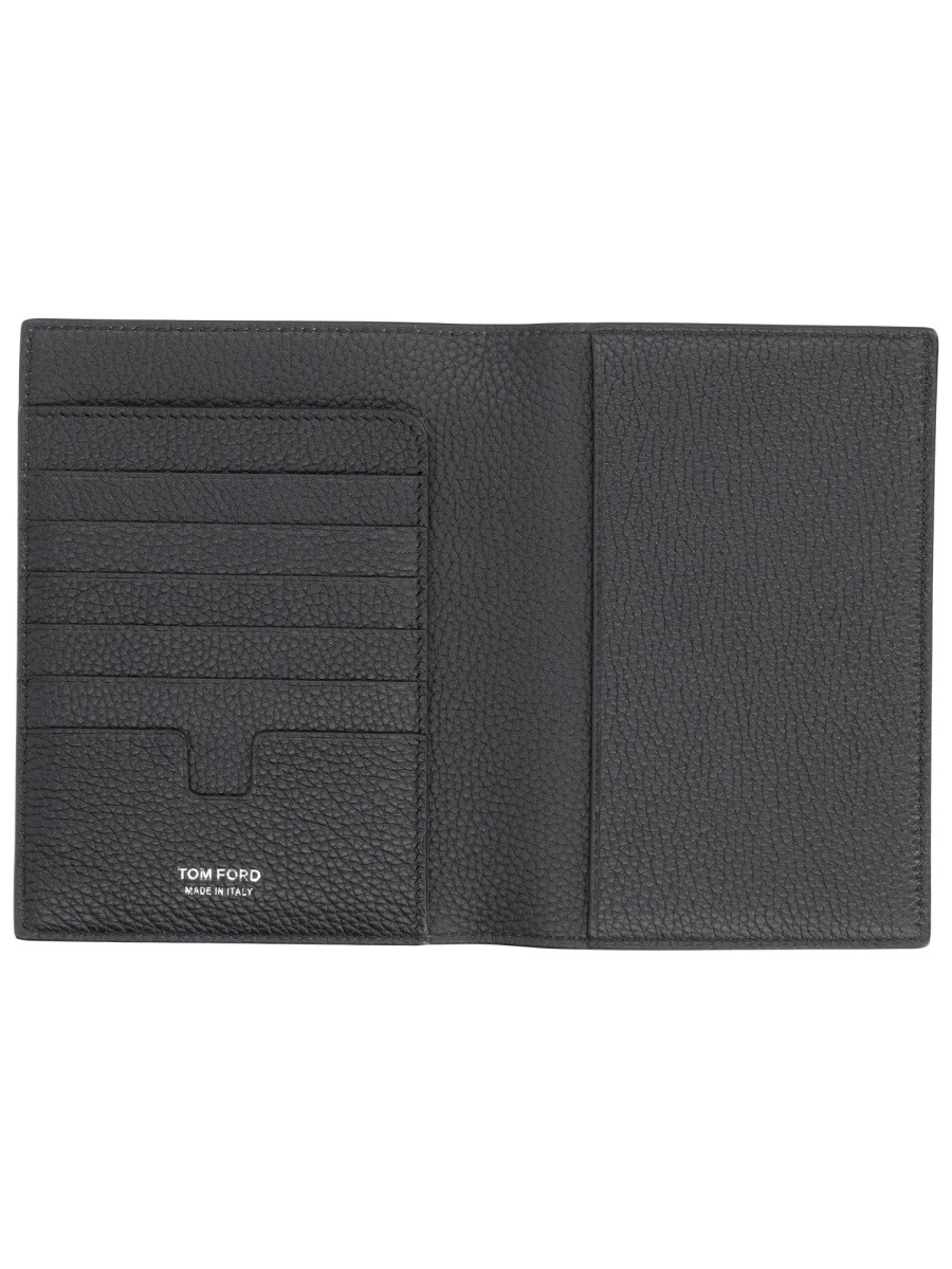 TOM FORD PASSPORT HOLDER WITH LOGO