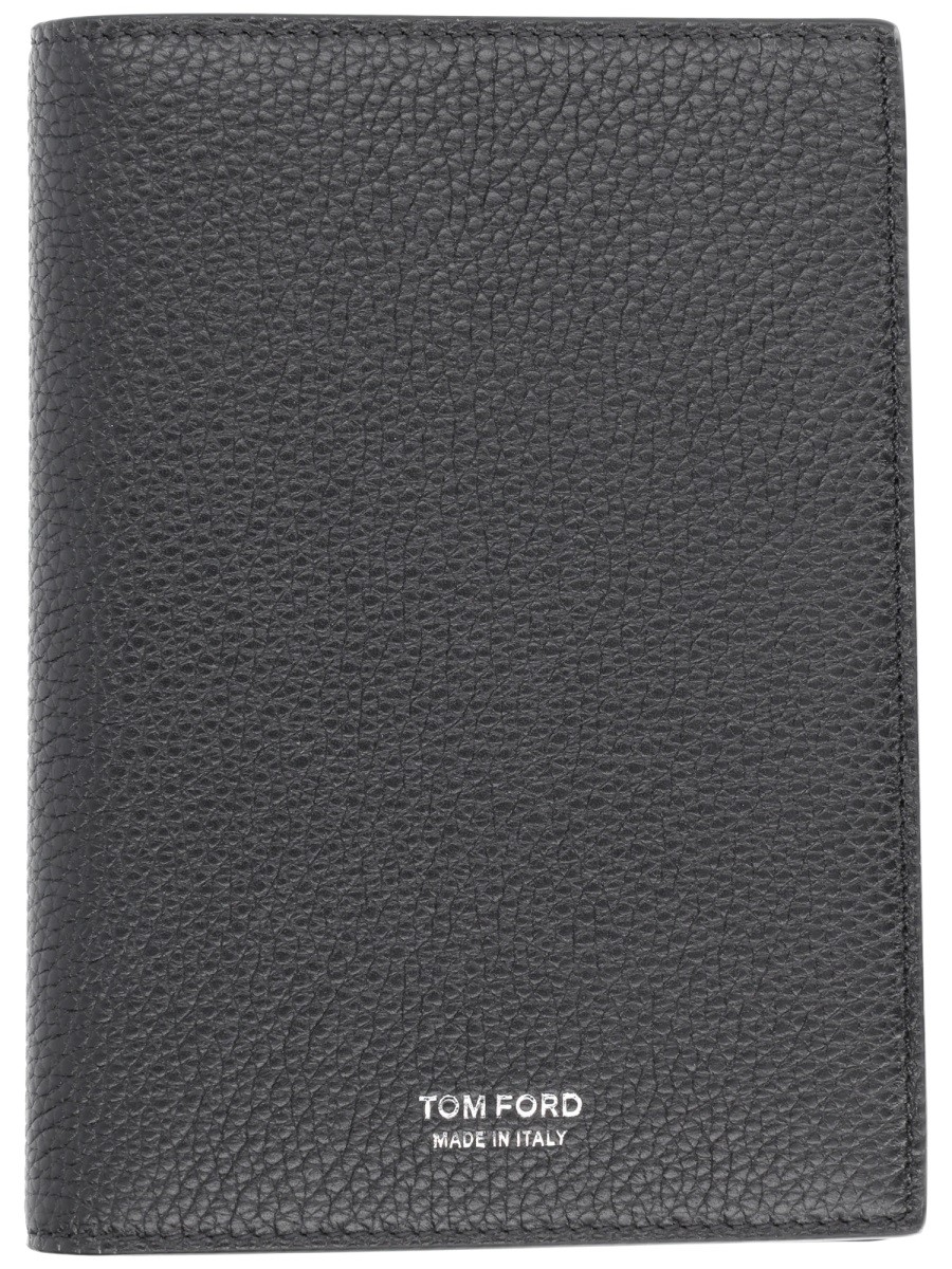 TOM FORD PASSPORT HOLDER WITH LOGO