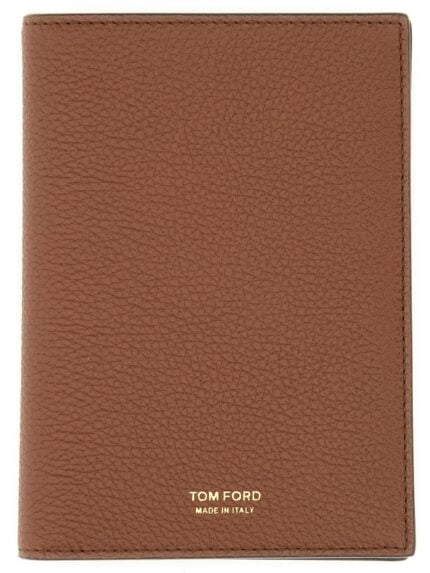 TOM FORD PASSPORT HOLDER WITH LOGO