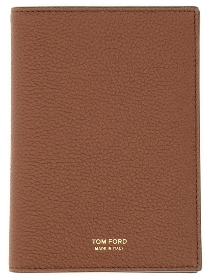 TOM FORD PASSPORT HOLDER WITH LOGO