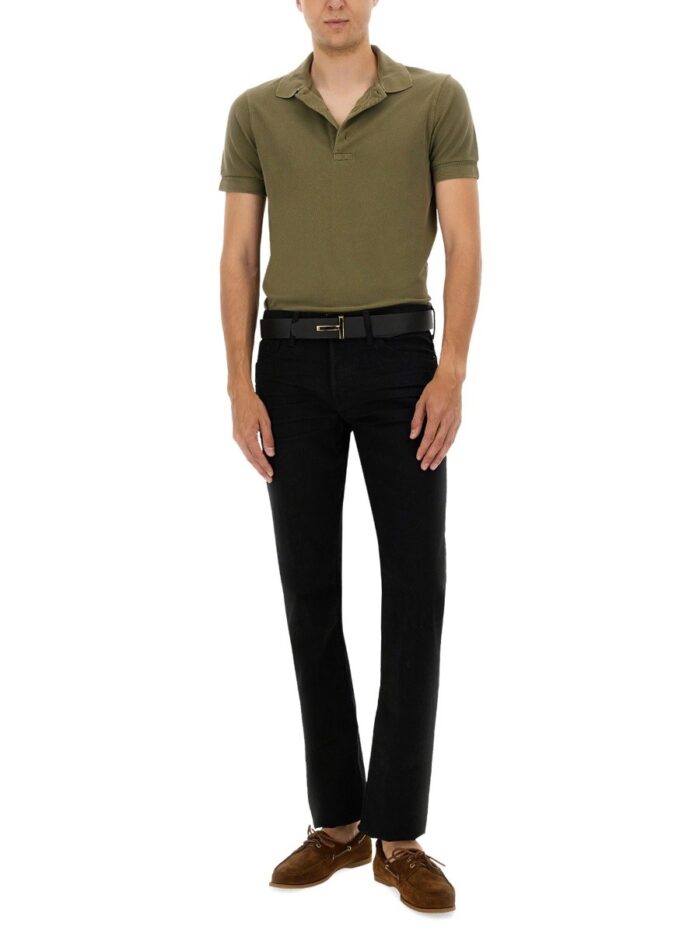 TOM FORD PIQUE POLO.
