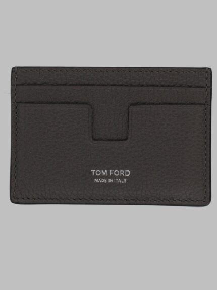 TOM FORD PORTACARTE CLASSICO IN PELLE FIORE