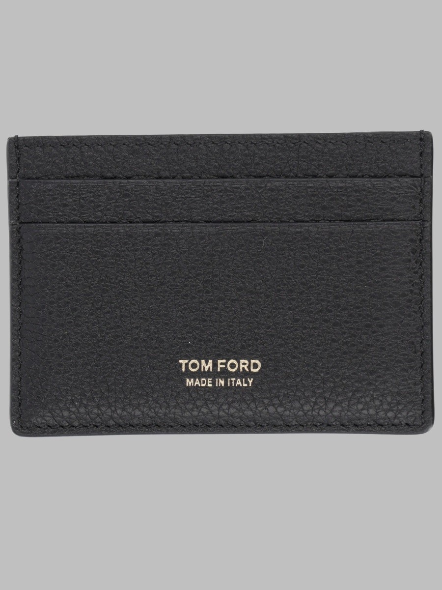 TOM FORD PORTACARTE CLASSICO IN PELLE FIORE MORBIDA