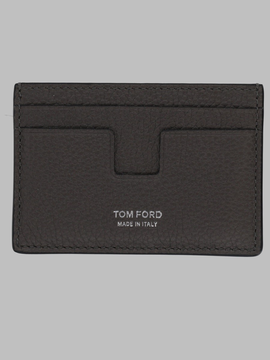 TOM FORD PORTACARTE CLASSICO IN PELLE FIORE