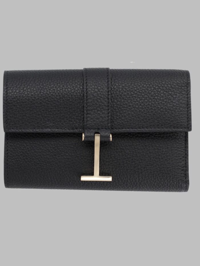tom ford portafoglio in pelle granata TOM FORD PORTAFOGLIO IN PELLE GRANATA