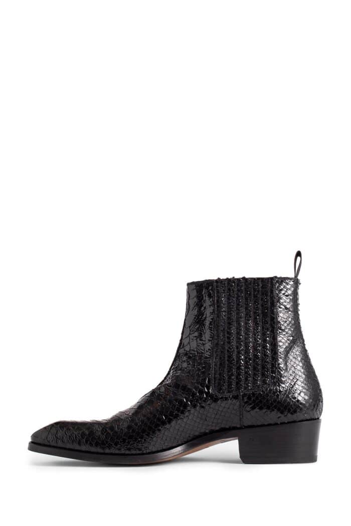 TOM FORD Printed Python Formal Boots