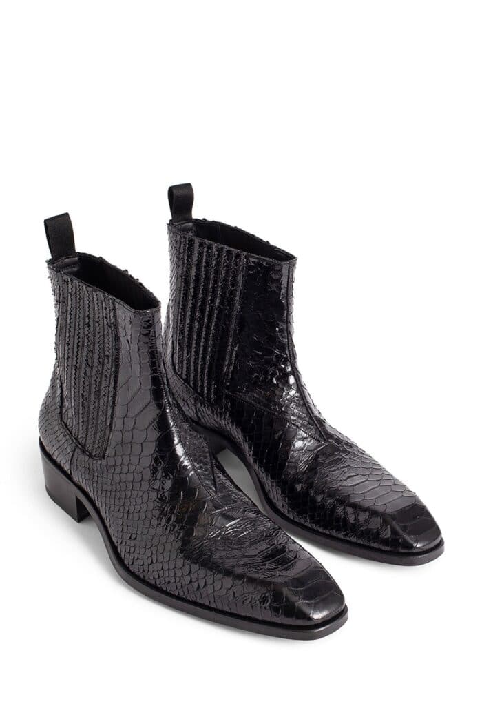 TOM FORD Printed Python Formal Boots