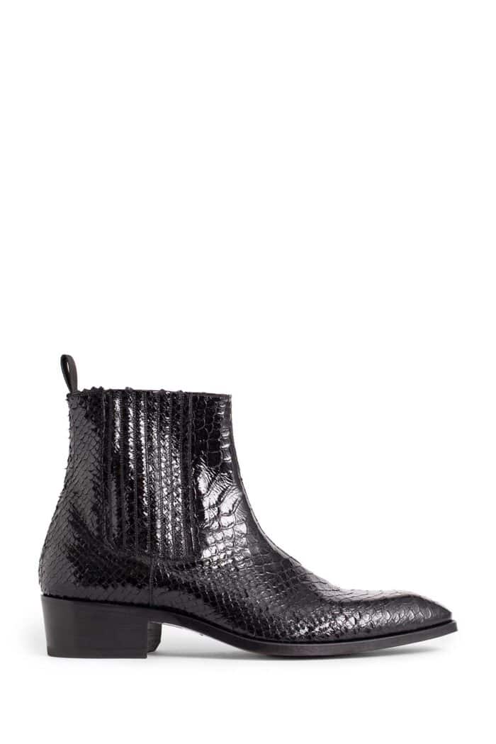 TOM FORD Printed Python Formal Boots