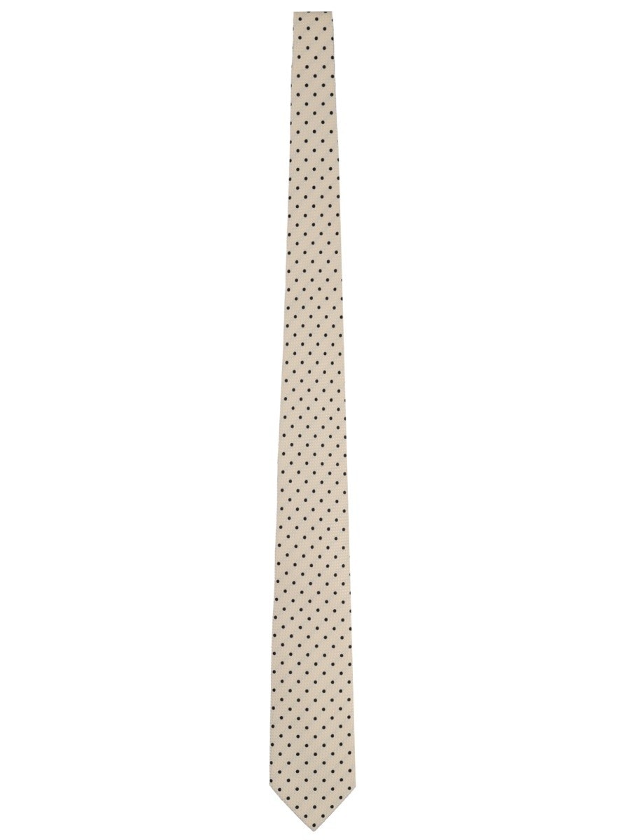TOM FORD PRINTED SILK TIE