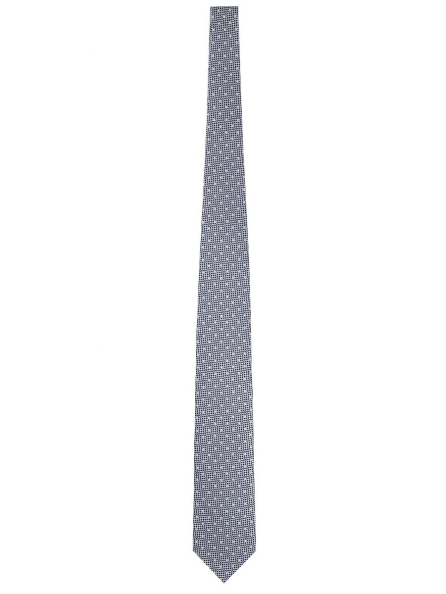 TOM FORD PRINTED SILK TIE