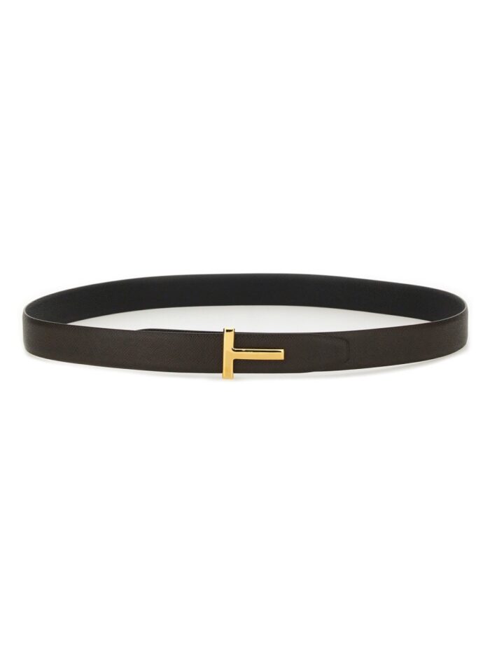 TOM FORD REVERSIBLE "T LINE" BELT
