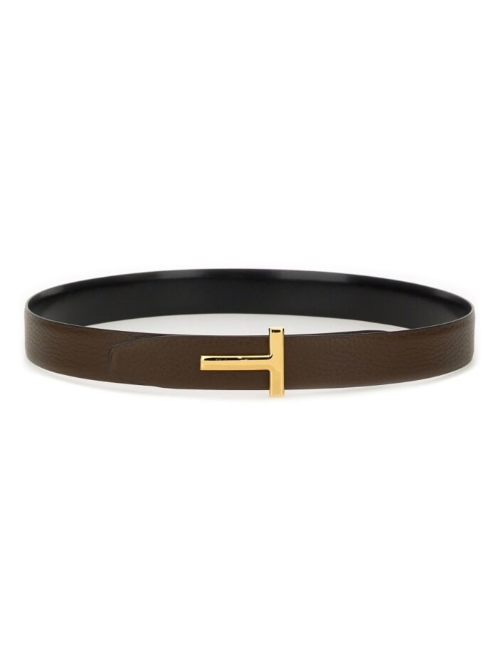 TOM FORD REVERSIBLE "T LINE" BELT