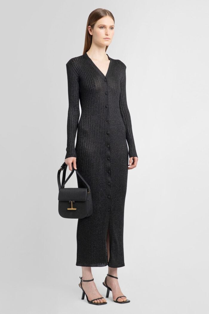 TOM FORD Ribbedknit Lurex Dress