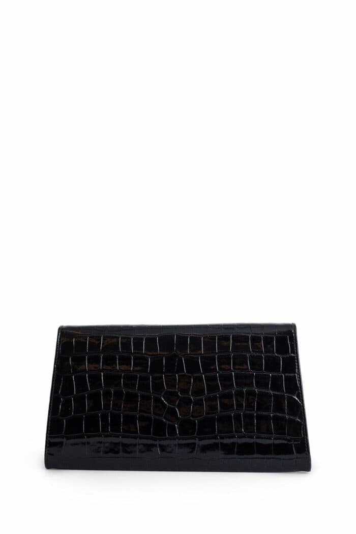 TOM FORD Shiny Stamped Crocodile Clutch