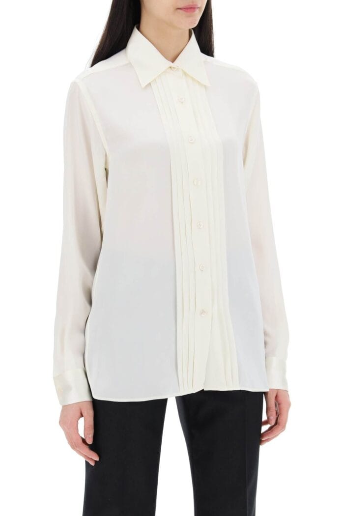 TOM FORD Silk Charmeuse Blouse Shirt