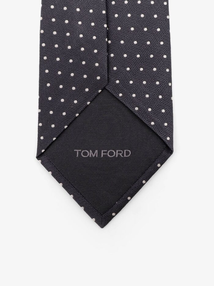 TOM FORD Silk Tie With Micro-fantasy