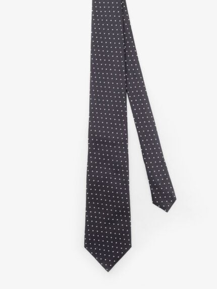 TOM FORD Silk Tie With Micro-fantasy