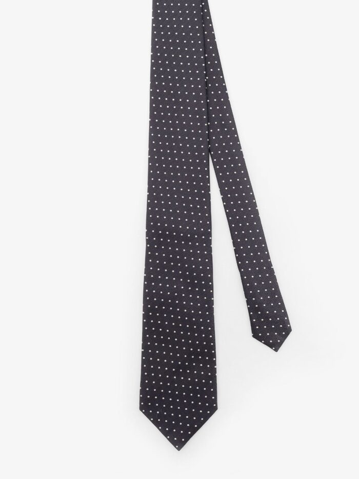 TOM FORD Silk Tie With Micro-fantasy