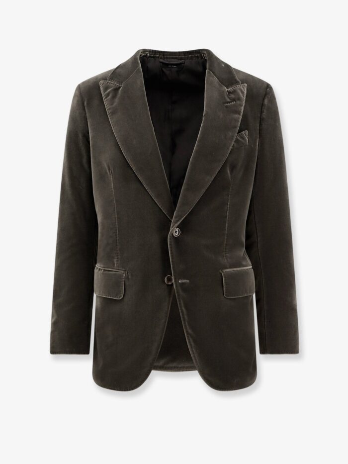 TOM FORD Single-breasted Velvet Blazer