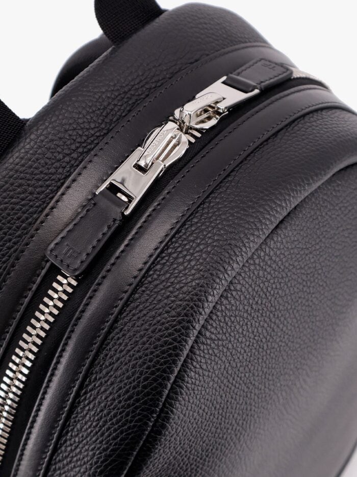 TOM FORD Sport Textured Leather Backpack With Suede Insert