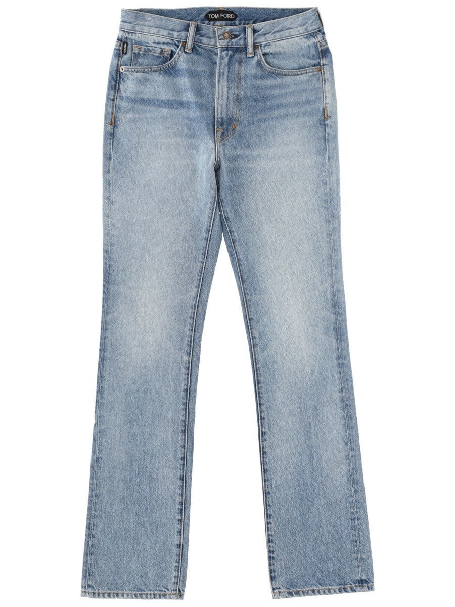 TOM FORD "STONE" WASHED DENIM JEANS