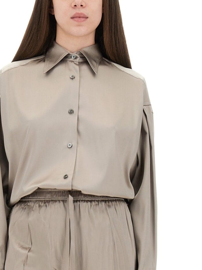 TOM FORD STRETCH SILK SATIN SHIRT
