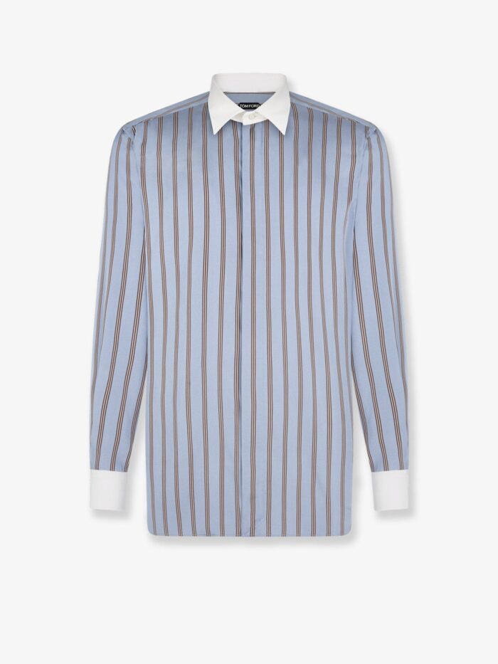 TOM FORD Striped Silk Shirt