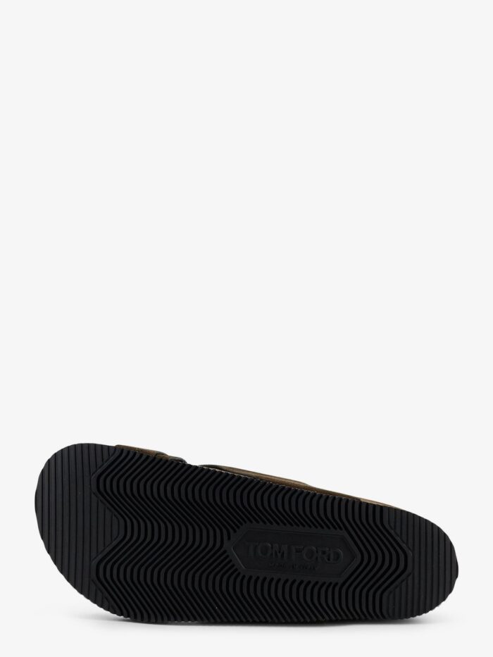 TOM FORD Suede Sandals With Engraved Logo On The Side