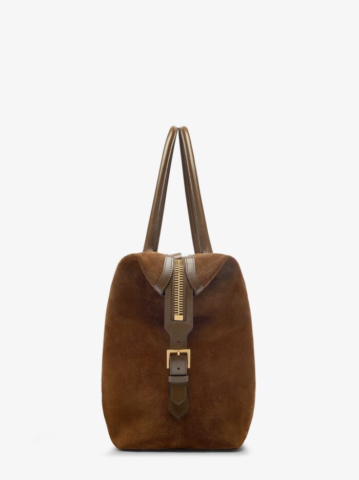 TOM FORD Suede Travel Bag With Leather Inserts