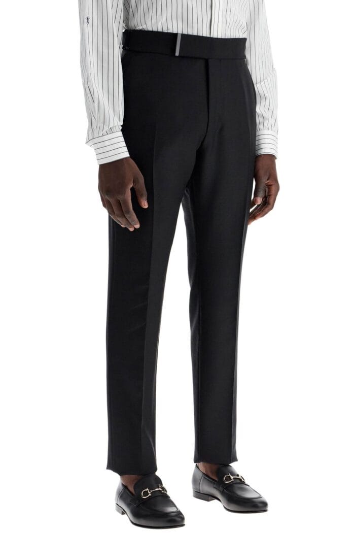 TOM FORD Tailored Wool And Mohair Trousers