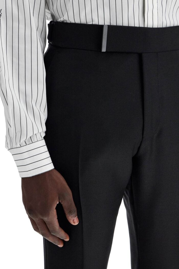 TOM FORD Tailored Wool And Mohair Trousers