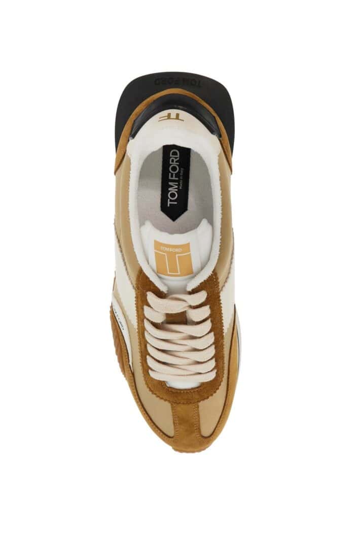 TOM FORD Techno Canvas And Suede 'james' Sneakers