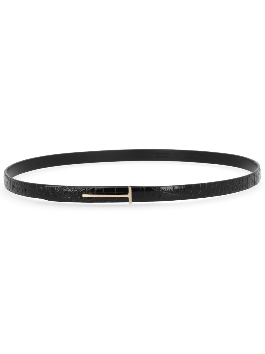 TOM FORD THIN LEATHER BELT