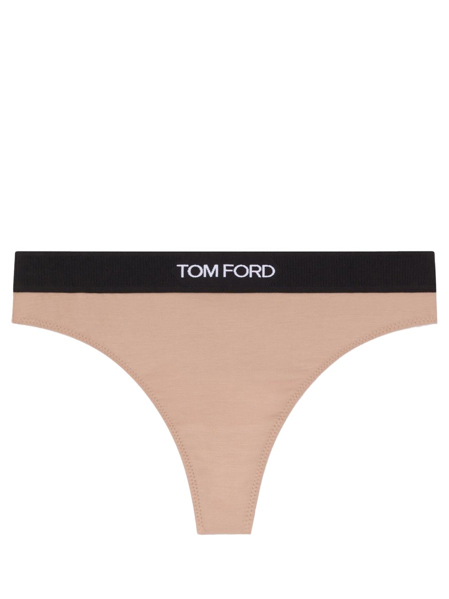 TOM FORD THONG WITH LOGO
