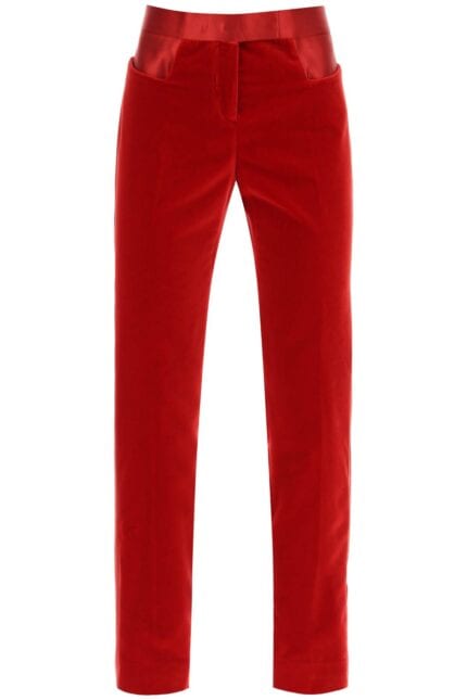 Tom Ford Velvet Pants With Satin Bands