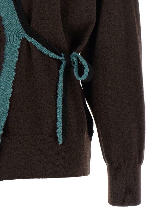 Dries Van Noten 'Toma' Sweater With Crossed Closure