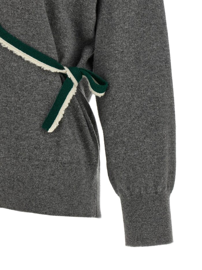 Dries Van Noten 'Toma' Sweater With Crossed Closure
