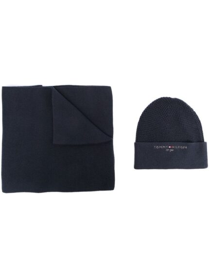 TOMMY HILFIGER HORIZON SCARF & BEANIE GP