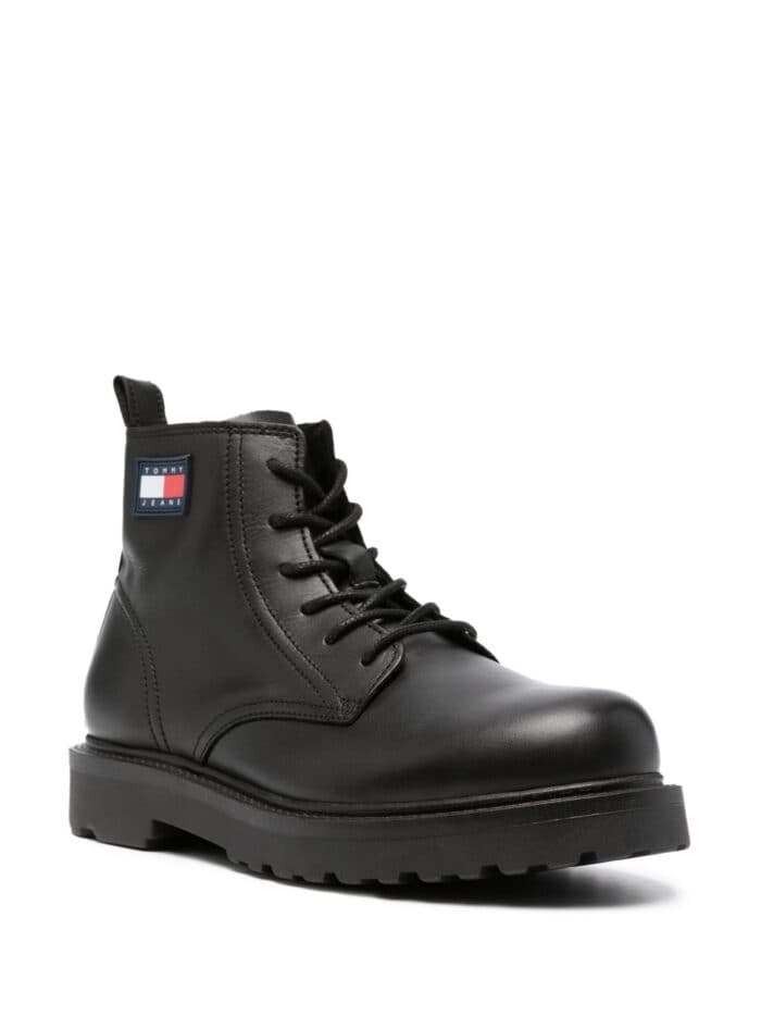 TOMMY JEANS Ruberized Lace Up Boot