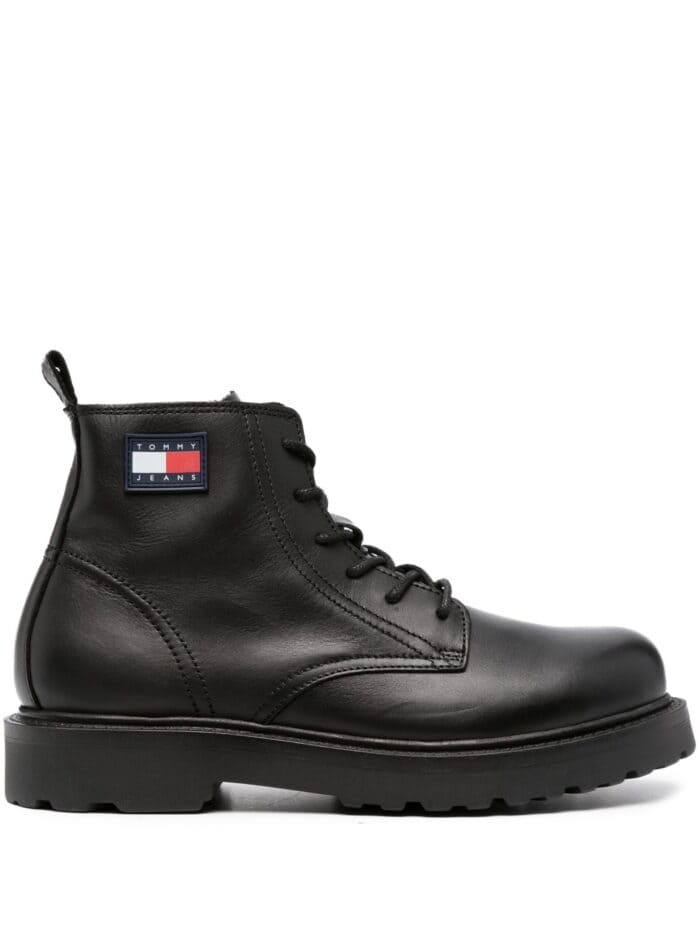 TOMMY JEANS Ruberized Lace Up Boot