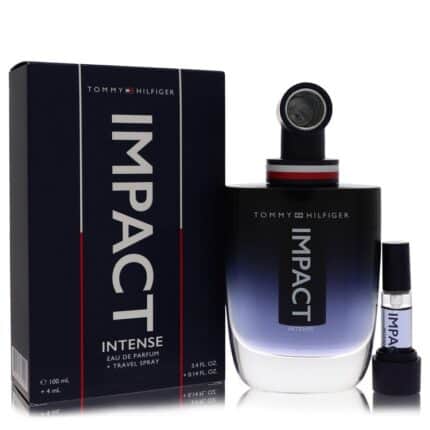 Tommy Hilfiger Impact Intense By Tommy Hilfiger - Eau De Parfum Spray + 0.14 Travel Spray 3.4 Oz