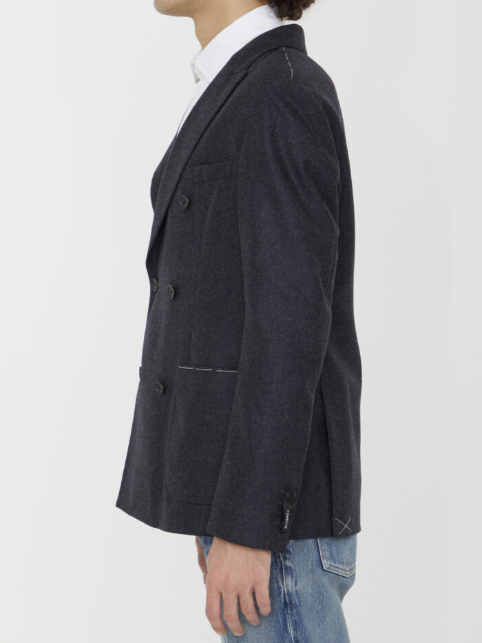 Tonello Anthracite flannel jacket