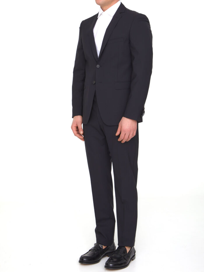 Tonello Black wool two-piece suit