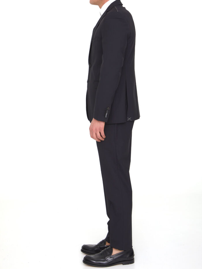 Tonello Black wool two-piece suit