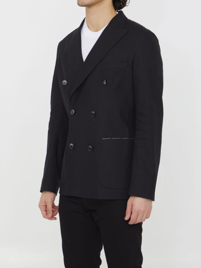Tonello Double-breasted stretch jacket