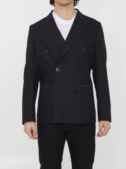 Tonello Double-breasted stretch jacket