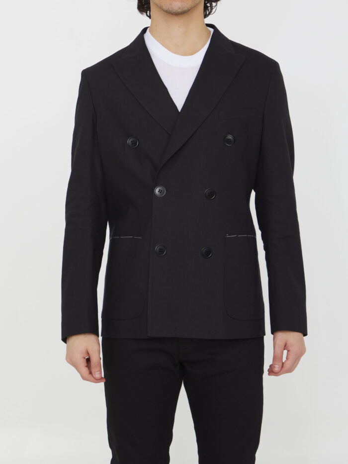 Tonello Double-breasted stretch jacket