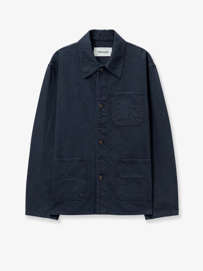 tonywack cotton jacket with denim effect TONYWACK Cotton Jacket With Denim Effect